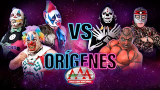 PSYCHO CIRCUS vs LA PARKA OCTAGÓN y GRONDA  AAA ORÍGENES  MEXICAWS [upl. by Culhert418]