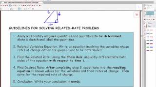 26 Related Rates [upl. by Erma]