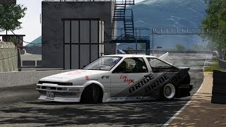 AE86 Drifting on Sportsland Yamanashi Bride AE86 Demo Car  Assetto Corsa [upl. by Annaej]