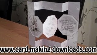 How To Make A Octagonal Tri Shutter Card [upl. by Graham990]