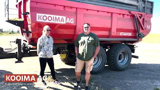 15Ton Ag Trailer Customer Testimonial  Kooima Ag [upl. by Jacquelin509]