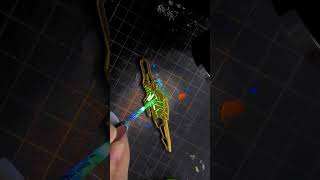 Panel lining with fluorescent panel liner  Guess which gundam gundam gunplacustom shortvideo [upl. by Egarton]