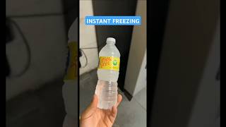 Water Freezing Instantly [upl. by Noirred]