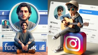 How To Create New Trending Social media animated character profile picture [upl. by Ysdnyl]