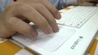 Logicool Wireless Touch Keyboard k400rのタッチパッドチェック→評価＝一応悪くはないという意味で○ [upl. by Ellerret]