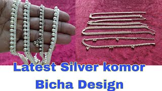 Latest Silver komor Bicha Design Baby komor Bicha Design with weight and price [upl. by Atileda]