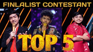 Superstar Singer season 3 Top 5 Finalist  Superstar Singer 3 Top 5 Contestant [upl. by Xuaegram]