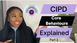 CIPD Core Behaviours explained  CIPD Profession Map [upl. by Ennovaj828]