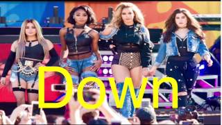 Fifth Harmony Down live studio version [upl. by Aehsila]