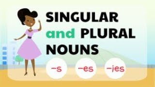 Singular and Plural Nouns  s es and ies endings [upl. by Okkin]