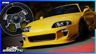 WHEEL DRIFTING in CarX Street Logitech G920 Gameplay  900° Rotation w ONLINE Tandems [upl. by Etnovert]