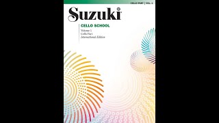 Suzuki Cello Book 1  Long Long Ago piano accompaniment [upl. by Kassia432]