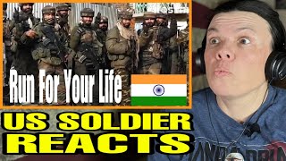 Run for Your Life Rashtriya Rifles Military Motivational US Soldier Reacts [upl. by Nirrat677]