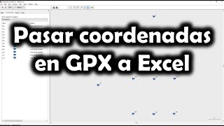 MapSource Pasar coordenadas de GPX a Excel [upl. by Azaria605]