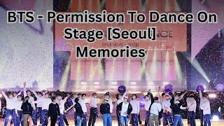 BTS  Permission To Dance On Stage Seoul  Memories  Part 2 방탄소년단  무대 위에서 춤을 출 수 있는 허가 서울 [upl. by Chuck188]