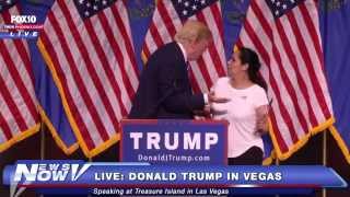 FNN Hispanic Woman Goes Nuts For Donald Trump [upl. by Peyton]