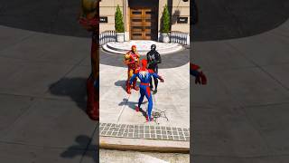 Ironman Kill Spiderman Family😓😞🤬🤬 shorts ironman gta marvel shortsfeed spiderman [upl. by Arissa706]