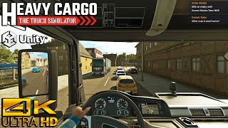 Heavy Cargo  The Truck Simulator  Nice Drive on a Sunny Day  Unity Engine  4K [upl. by Stent470]