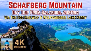 Amazing St Wolfgang Schafberg Mountain Cog Railway Day Trip From Salzburg Austria 4k [upl. by Di]