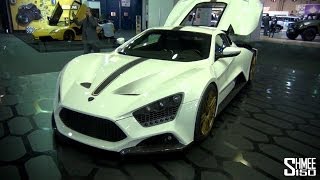 Zenvo ST1  Epic Hypercar at Dubai 2013 [upl. by Reiche583]