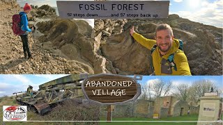 Fossil Forest amp Abandoned Village of Tyneham Jurassic Coast South West Coast Path Dorset [upl. by Ibrahim]