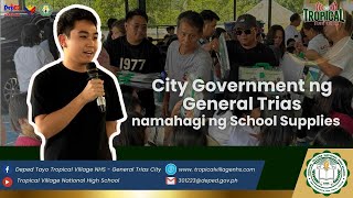 TNC  City Government ng General Trias namahagi ng school supplies [upl. by Mareah672]