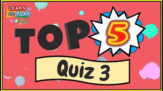 TOP 5 Quiz Number 3 Fun for the whole family [upl. by Shreeves301]