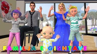 FAMILJA E GISHTAVE  FINGER FAMILY  KENGE PER FEMIJE  MACOKU TV [upl. by Jaban]