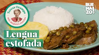 Cómo preparar lengua estofada  Teresa Ocampo Recetas  Buenazo [upl. by Ierbua968]