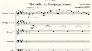 HOBBIT Erebor  Brass Quintet [upl. by Veator]