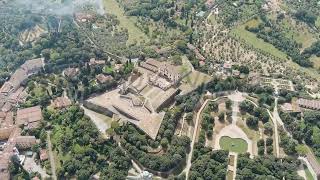 Florence Italy Fort Belvedere Forte di Belvedere  A hilltop fortress built in the 1500s Summer [upl. by Eellah170]