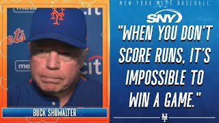 Buck Showalter reacts to Mets seventh shutout loss of the season  Mets post Game  SNY [upl. by Vincent]