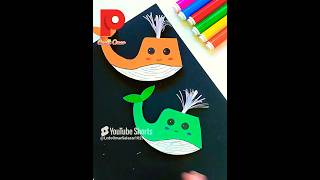 Ballenas hechas con cartulina crafts manualidades diy [upl. by Melquist]