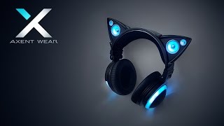 Axent Wear  Cat Ear Headphones Indiegogo [upl. by Shriner]