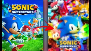 RareGalaxy5 Making A Custom Sonic Superstars Poster Looks Cool [upl. by Gnuy820]