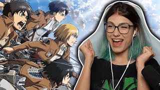 Attack on Titan Season 1 PART 1 ep18 REACTION [upl. by Asir]