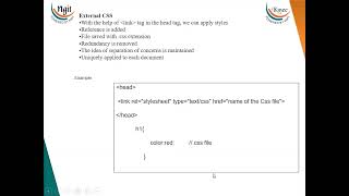 14 Cascading Style Sheets CSS [upl. by Nostrebor]