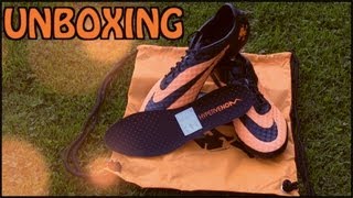 UNBOXING Nike Hypervenom Phantom FG  bright citrus  black  NEW Neymar Boots 2013 [upl. by Erma]