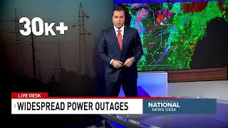 US East Coast braces for bomb cyclone as storm brings power outages severe weather [upl. by Notsniw]