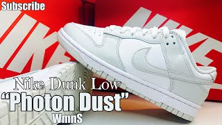 Nike Dunk Low WMNS quotPhoton Dust” Review  Legit Check Black Light [upl. by Setarcos]