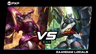 PXP Zaandam Locals Digimon EX7 Dorugoramon vs Imperialdramon [upl. by Aicirtel]