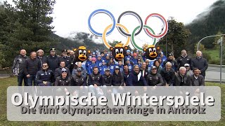 Antholz Enthüllung des OlympiaSymbols [upl. by Akitahs171]