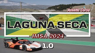 Laguna Seca IMSA 2024  Extension 10  Assetto Corsa [upl. by Inafit]