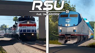 UPDATE TIME Rail Sim Universe Railfanning 20 [upl. by Tine]