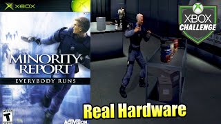 Minority Report Everybody Runs — Xbox OG Gameplay HD — Real Hardware Component [upl. by Kreager586]