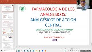 CLASE 8  FARMACOLOGIA DE LOS ANALGESICOS [upl. by Ike]