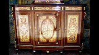 AndreCharles Boulle Inlay French Furniture Louis XV From Egypt [upl. by Brodsky]