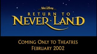 Return to Never Land  2001 Teaser Trailer [upl. by Shannan]