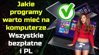 21 programów jakie warto mieć na komputerze  Bezpłatne i PL [upl. by Ecenahs]