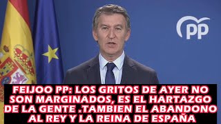 FEIJOO PP LO GRITOS NO SON DE MARGINADOS ES EL HARTAZGO DE LA GENTE TAMBIEN HIZO AUTOCRITICA [upl. by Mayda]